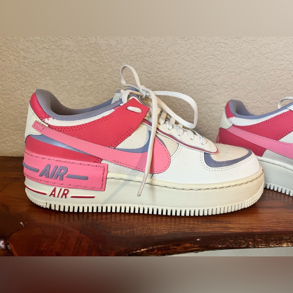 Nike Air Force 1 Shadow Sneakers ‘Sail Sea Coral’